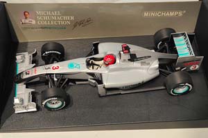 MERCEDES GP PETRONAS M.SCHUMACHER 2010 SHOWCAR #3