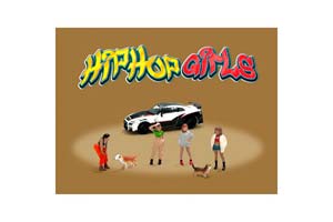 ФИГУРКА КОЛЛЕКЦИОННАЯ HIP HOP GIRLS FIGURE SET, VARIOUS (ДЛИНА МОДЕЛИ 6-10 СМ)