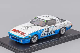 MAZDA SAVANNA RX-7 TEAM MOTUL TWR №40 WINNER 24H SPA 1981 TOM WALKINSHAW - PIERRE DIEUDONNE, WHITE / BLUE