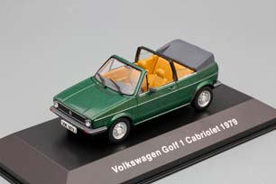 VW VOLKSWAGEN GOLF 1 CABRIOLET 1979, GREEN
