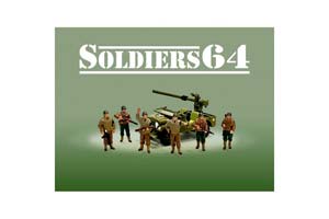 ФИГУРКА КОЛЛЕКЦИОННАЯ SOLDIERS 64 FIGURE SET, VARIOUS (ДЛИНА МОДЕЛИ 6-10 СМ)