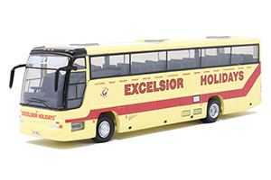 VOLVO B10M-62 PLAXTON PREMIERE COACH "EXCELSIOR HOLIDAYS" (1977), YELLOW