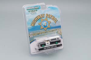 DODGE RAM D-100 "CALIFORNIA HIGHWAY PATROL" 1985 GREENLIGHT!!! (ДЛИНА МОДЕЛИ 6-10 СМ)