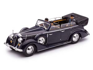 LANCIA ASTURA IV SERIE MINISTERIALE С ФИГУРКОЙ КОРОЛЯ ВИКТОРА ЭММАНУИЛА III 1938 (VITTORIO EMANUELE)