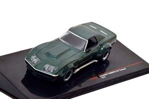 CHEVROLET CORVETTE C3 CUSTOMS 1972 METALLIC DARK GREEN