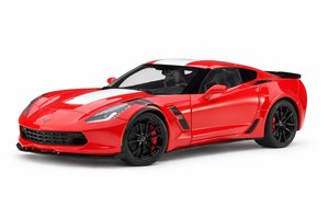 CHEVROLET CORVETTE C7 GRAND SPORT 2017 RED/WHITE STRIPES / ШЕВРОЛЕ КОРВЕТ КРАСНО-БЕЛЫЕ ПОЛОСЫ