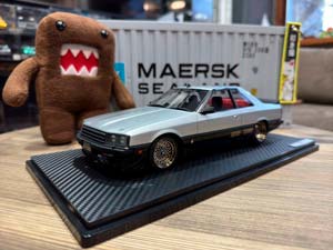 NISSAN SKYLINE 2000 RS-TURBO (R30) SILVER/BLACK / НИССАН СКАЙЛАЙН 2000 RS ТУРБО R30 СЕРЕБРИСТЫЙ/ЧЕРНЫЙ