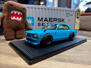 NISSAN LB-WORKS HAKOSUKA 2DOOR BLUE / НИССАН LB WORKS ХАКОСУКА 2DOOR СИНИЙ