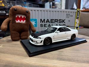 NISSAN SKYLINE GT-R (BCNR33) WHITE / НИССАН СКАЙЛАЙН GT-R BCNR33 БЕЛЫЙ