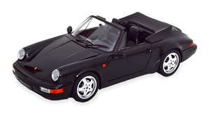 PORSCHE 911 (964) CARRERA 4 CONVERTIBLE 1990 BLACK METALLIC
