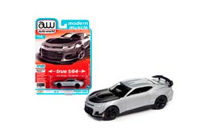 CHEVROLET CAMARO ZL1 1LE (2019), SATIN STEEL METALLIC (ДЛИНА МОДЕЛИ 6-10 СМ)