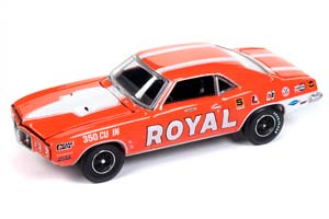 PONTIAC FIREBIRD ROYAL BOBCAT 1969 CAROUSEL RED WITH WHITE (ДЛИНА МОДЕЛИ 6-10 СМ)
