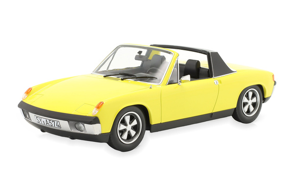 VW-PORSCHE 914/6 1973 YELLOW BLACK