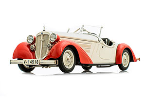 AUDI 225 FRONT ROADSTER 1935 WHITE/RED / АУДИ ФРОНТ РОДСТЕР КРАСНО-БЕЛЫЙ