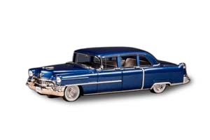 CADILLAC FLEETWOOD 75 LIMOUSINE 1955 BLUE METALLIC