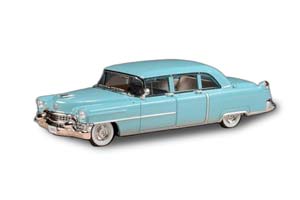 CADILLAC FLEETWOOD 75 LIMOUSINE 1955 AZURE BLUE