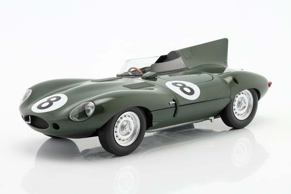 JAGUAR D-TYPE LONGNOSE NO.8, 24H LE MANS BEAUMAN/DEWIS 1955 / ЯГУАР Д-ТАЙП (ГОНКА 24 ЧАСА ЛЕМАНА)