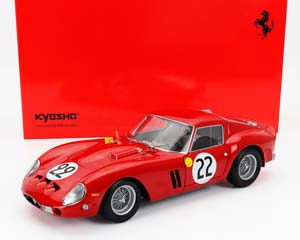 FERRARI 250 GTO 3.0L V12 TEAM EQUIPE NATIONALE BELGE N 22 3RD 24H LE MANS 1962 L.DERNIER - ''BEURLYS'' J.BLATON, RED