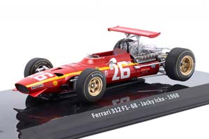 FERRARI F1 312 F1-68 №26 SEASON 1968 JACKY ICKX