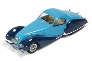 TALBOT-LAGO T150SS FIGONI FALASCHI 1938 LIGHT BLUE/DARK BLUE