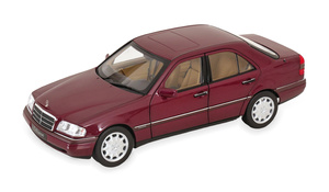MERCEDES W202 C-KLASSE SALOON 1993 RED METALLIC / МЕРСЕДЕС Ц-КЛАСС КРАСНЫЙ