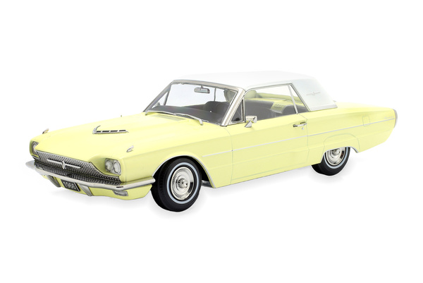 FORD THUNDERBIRD HARDTOP COUPE 1966 LIGHT YELLOW WHITE