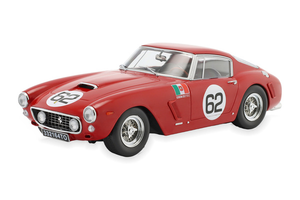 FERRARI 250 GT SWB #62 WINNER COPPA INTER-EUROPA MONZA 1960 ABATE / ФЕРРАРИ 250 КРАСНЫЙ