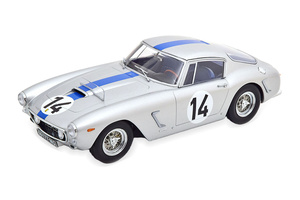 FERRARI 250 GT SWB #14 3RD 24H LEMANS 1961 NOBLET/GUICHET / ФЕРРАРИ 250 СЕРЕБРИСТЫЙ
