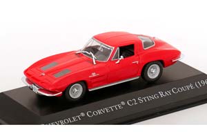 CHEVROLET CORVETTE C2 STINGRAY COUPE 1963 RED