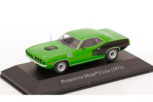 PLYMOUTH HEMI CUDA 1971 GREEN / BLACK / ПЛИМУТ ХЕМИ КУДА ЗЕЛЕНЫЙ ЧЕРНЫЙ