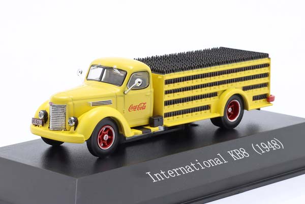 INTERNATIONAL KB8 TRUCK WITH BOTTLE COCA-COLA 1948 / ИНТЕРНЕШНЛ КОКА-КОЛА ЖЕЛТЫЙ