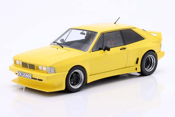 VW VOLKSWAGEN SCIROCCO RIEGER GTO YELLOW SCALE 1:18