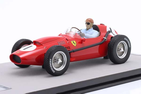 FERRARI F1 DINO 246 #1 WINNER BRITISH GP WITH PILOT FIGURE 1958 PETER COLLINS, RED