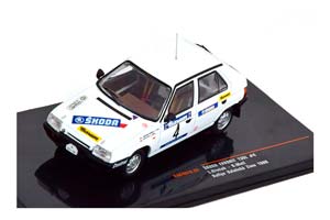 SKODA FAVORIT 136L #4 KRECEK/MOTL RALLY VALASSKA ZIMA 1989