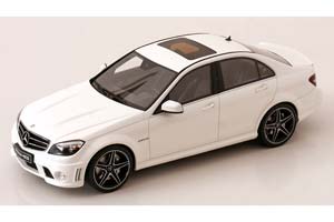 MERCEDES C63 AMG 2007 WHITE METALLIC