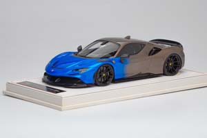 FERRARI SF90 NOVITEC 2023 BLUE TO GREY / ФЕРРАРИ СФ90 СЕРО-ГОЛУБОЙ (ЛИМИТ 36/99)