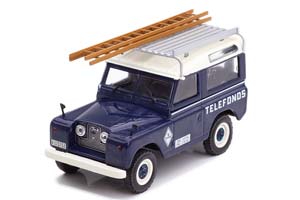LAND ROVER SANTANA 88 1989 TELEFONICA BLUE WITH WHITE