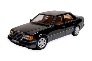 MERCEDES E500 W124 BLACK (ВОЛЧОК) 1:18 NOREV