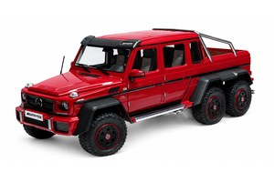 MERCEDES G63 6X6 RED AUTOART 1:18