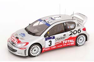 PEUGEOT 206 WRC NO 3 TOUR DE CORSE 2002