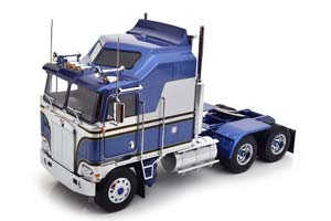 KENWORTH K100 AERODYNE 1976 / КЕНВОРТ СЕДЕЛЬНЫЙ ТЯГАЧ СИНИЙ С СЕРЕБРИСТЫМ