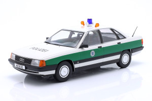 AUDI 100 C3 POLICE 1989 / АУДИ ПОЛИЦИЯ БЕЛЫЙ С ЗЕЛЕНЫМ