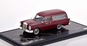 MERCEDES W111 220SE POLLMANN HEARSE 1966 MAROON