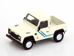 LAND ROVER DEFENDER 90 PICK UP WHITE (ДЛИНА МОДЕЛИ 6-10 СМ)
