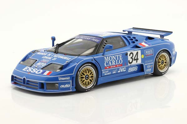 BUGATTI EB110 LM LE MANS 24H # 34 1994 BLUE
