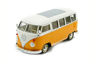 VW VOLKSWAGEN T1 BUS 1962 YELLOW WITH WHITE