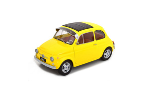 FIAT 500 F CUSTOM WITH REMOVABLE SOFTTOP 1968 YELLOW