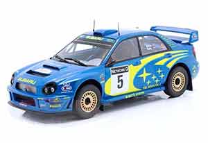 SUBARU IMPREZA S7 WRC #5 "SUBARU WRT" BURNS/REID 3 МЕСТО RALLY GREAT BRITAIN ЧЕМПИОН МИРА 2001