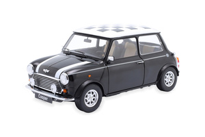 MINI COOPER LHD BLACK WHITE/CHEQUERED FLAG