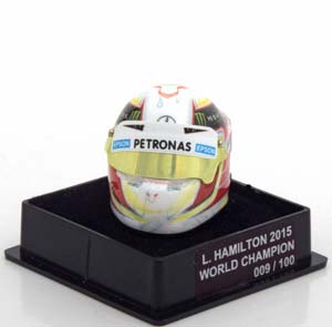 ШЛЕМ HAMILTON MERCEDES WORLD CHAMPION 2015 WORLD CHAMPIONS COLLECTION, LIMITED 100 PCS / ЛЬЮИС ХЭМИЛТОН МЕРСЕДЕС ЧЕМПИОН МИРА ЧАМПИОНС КОЛЛЕКТИОН ЛИМИТИРОВАННАЯ СЕРИЯ 100 ШТ